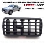ช่องแอร์ ช่องปรับแอร์ ข้างซ้าย 1 ชิ้น สีดำ สำหรับ Nissan Big-M 993,Big-M BDI,Frontier D22 ปี 1986-2005